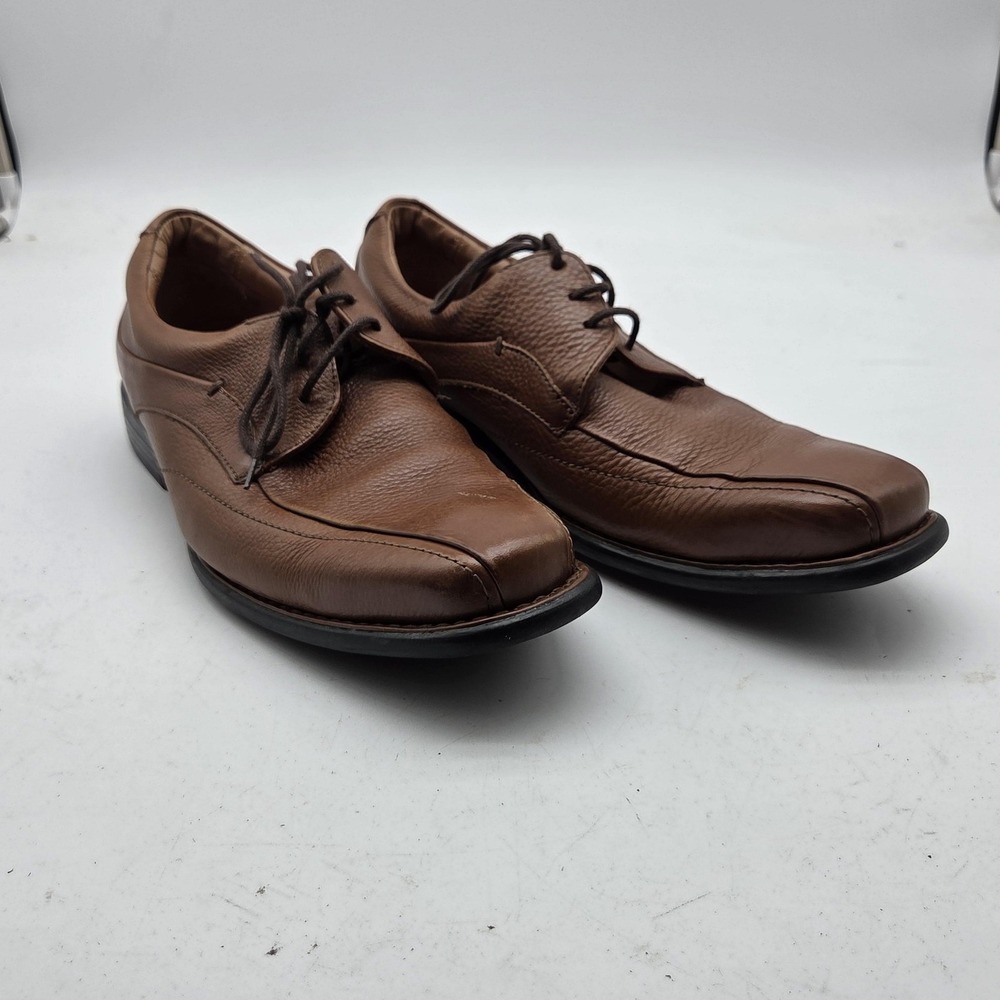 Johnston & Murphy J&M Flex Shoes Mens Size 10M Brown Leather Dress Derby 20-0532